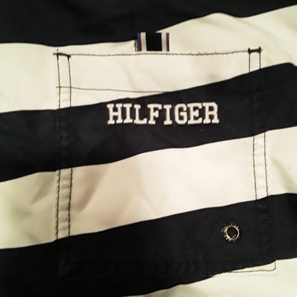 Tommy Hilfiger Unisex Swim Trunk Type Board Shorts - Picture 8 of 16